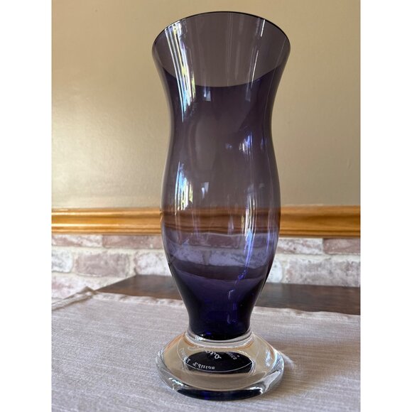 Limited Edition Princess Diana Charity Vase The Work Continues Amethyst Glass - Picture 9 of 15